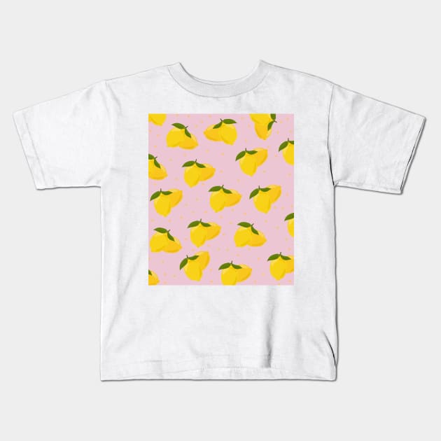 Lemon Fun Kids T-Shirt by Vintage Dream